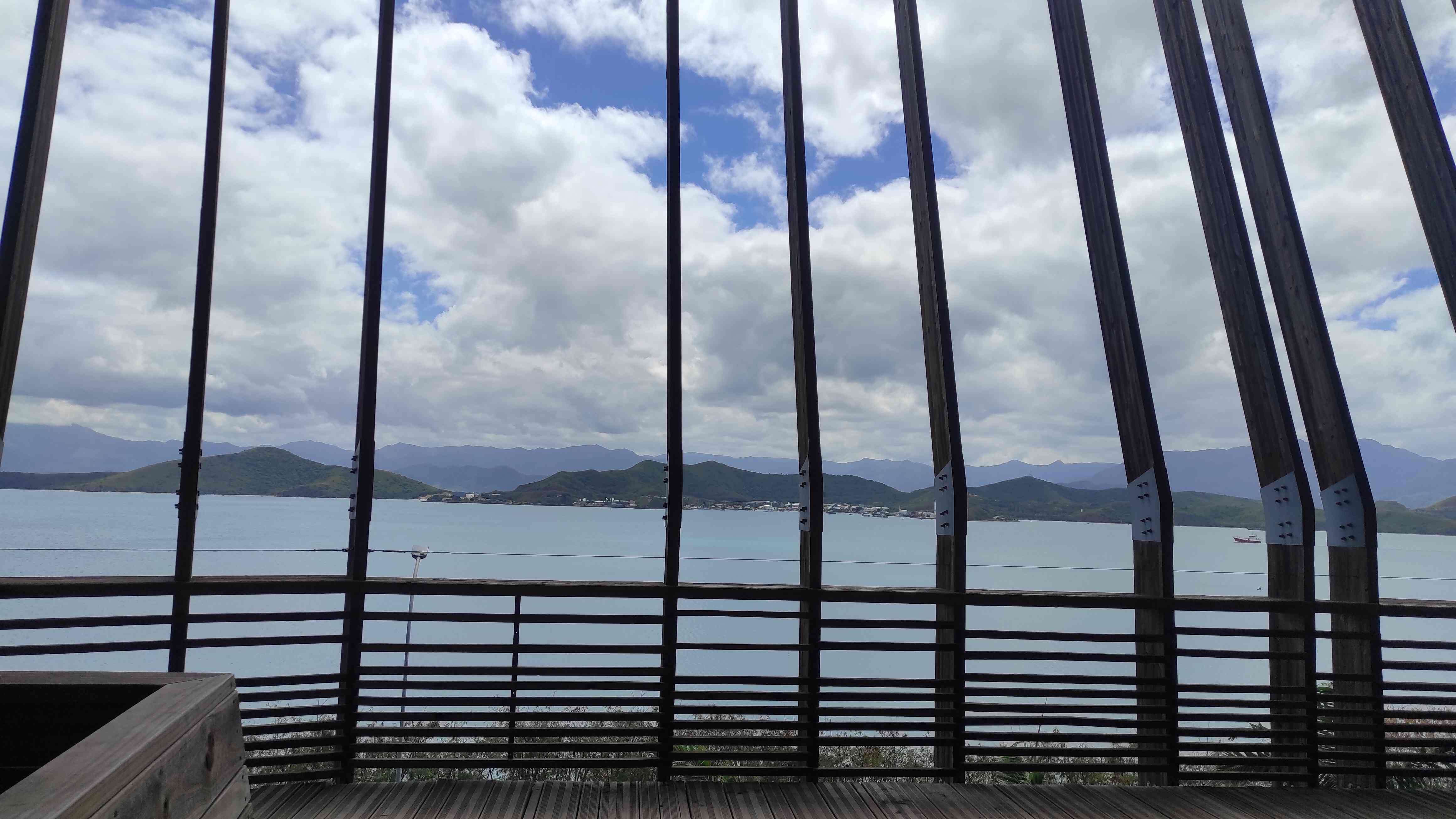 Vue sur mer depuis le Cfppa Sud Université Nouville