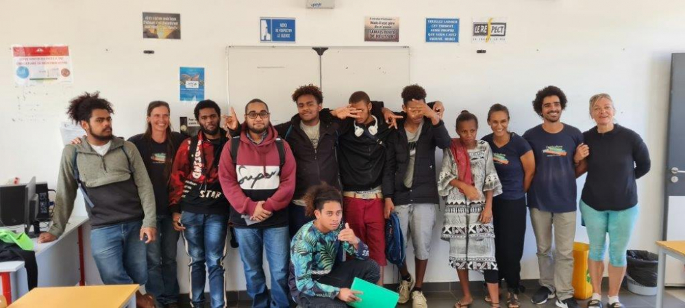 Proclamation des résultats aux CAPa du Lycée du Mont-Dore le 23 novembre 2023 : élèves et enseignants de la promotion 2022-2023